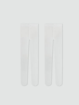 Basic K?z ?ocuk K?lotlu ?orap 2li