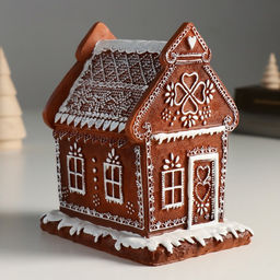 Фигурка светящаяся «Пряничный домик», 14.5×11.5×16.5 см
