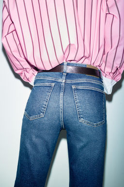 JEANS Z1975 MINI FLARE TIRO ALTO / Azul - Zara фото 7