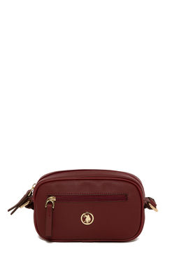 U. S. Polo Assn Женская бордовая сумка через плечо - U.s. polo assn фото 2