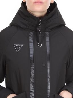 E03 BLACK Куртка демисезонная женская HOLDLUCK (100 гр. синтепон) - Фабричный китай фото 10