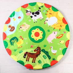 Развивающий коврик с дугами Домашние зверята, 85х85 см, Крошка Я  фото 2