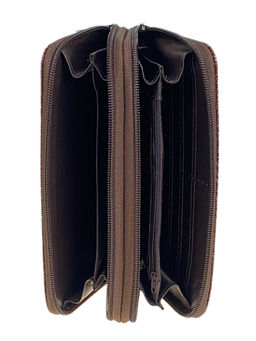 Женское портмоне из искусственной кожи, цвет коричневый - Greta фото 2