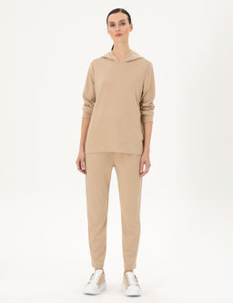 Брюки спортивные бежевые regular fit