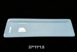 Блюдо прямоугольное 37х11х1,5 см / WQ-19 /уп 21/ 760021