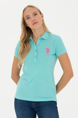 Женская мятная базовая футболка Неожиданная скидка в корзине - U.s. polo assn фото 10