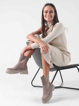 Ботинки 334.asteria.ka капучино замш/Мех