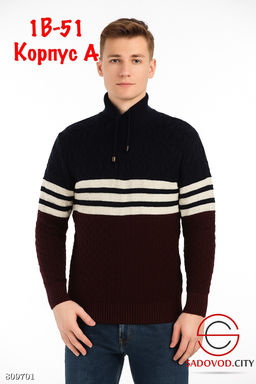 свитер мужской с горлом - Bruno фото 2