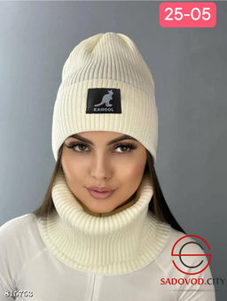 Набор 2в1 шапка и снуд женский - Bruno фото 14