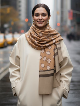 Палантин ХЛОПОК ВИСКОЗА - Tantino фото 13