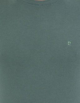 Ye_il Slim Fit Bisiklet Yaka Basic Triko Kazak - Pierre cardin фото 6