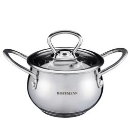 Кастрюля нерж. сталь, 1,1л.(12см) НМ 5332 - Hoffmann фото 4