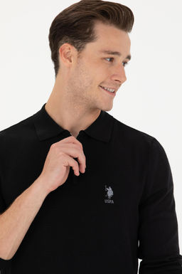U. S. Polo Assn / Мужской черный свитер - U.s. polo assn фото 16
