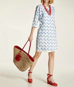 Платье, голубое