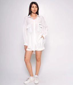 Рубашка #КТ20506, белый