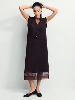 Платье миди с вискозой в составе / Zarina