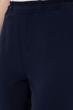 Kad_n Lacivert Harem Fit Kanvas Pantolon