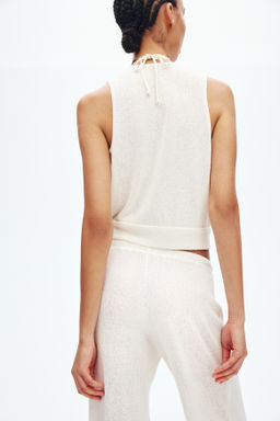Top cruzado en punto - H&m фото 8