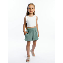 Комплект топ кулирка, шорты муслин 7015900101 - Youlala фото 4