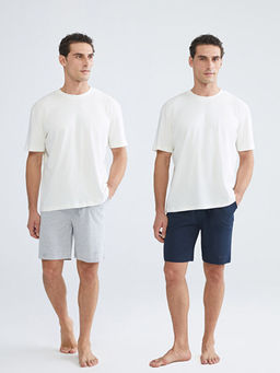 Slim Fit Erkek Pijama Alt ?ort 2li