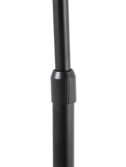 Торшер напольный со столиком Е27, 40 Вт, чёрный стол d=34 см, 42×42×162 см