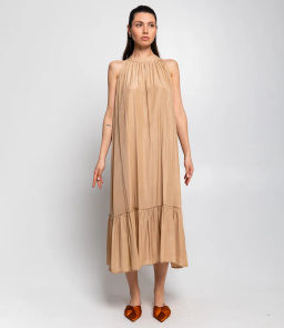 Платье #КТ1703, бежевый