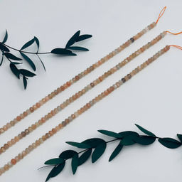 Бусины для украшений из Лунного камня микс