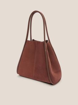 Женский шоппер CALZETTI MABEL Артикул 4789000, розово-коричневый  фото 4