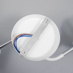 Люстра «Офелия» 2хЕ27 40 Вт бело-хромовый 48×26×27 см BayerLux