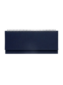 Планинг недатированный, 56 листов, на гребне, искусственная кожа, синий