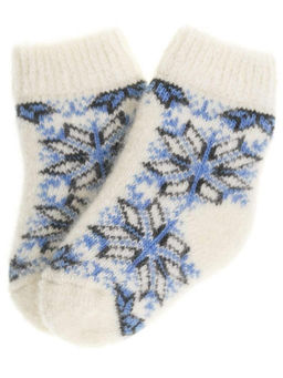 Носки детские "Снежинка с орнаментом" 6367-3