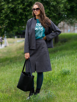 Юбка трикотажная