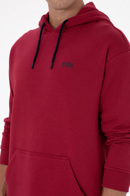 Erkek Koyu Frambuaz Basic Sweatshirt Sepette S_rpriz _ndirim - U.s. polo assn фото 7