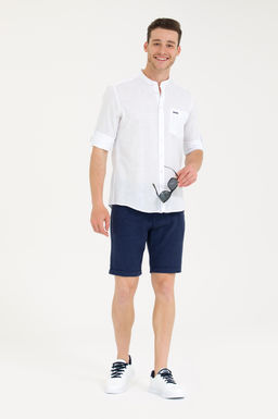 U. S. Polo Assn Мужская белая рубашка с длинным рукавом - U.s. polo assn фото 4