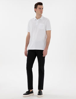 Siyah Regular Fit Kanvas Pantolon - Pierre cardin фото 3