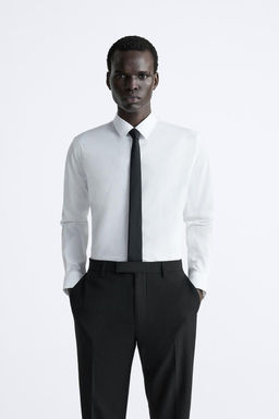 STRETCHY POPLIN SHIRT - Zara фото 12