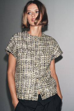 TEXTURED WAISTCOAT WITH BUTTONS ZW COLLECTION - Zara фото 2
