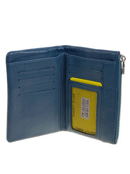 Женское портмоне из искусственной кожи, цвет синий - Greta фото 2