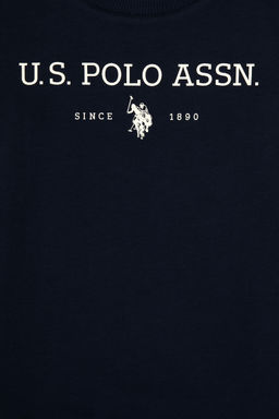 Erkek Гocuk Lacivert Bisiklet Yaka Sweatshirt - U.s. polo assn фото 7