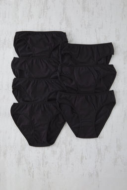 Trendyolmilla Mavi-Cok Renkli 7li Paket Pamuklu Klasik Orme Kulot THMSS25KU00029  фото 4