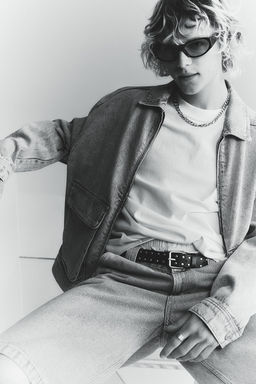 Cazadora worker en denim Loose Fit - H&m фото 2