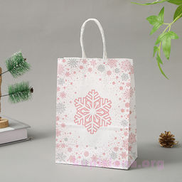 Подарочный пакет Снежинка маленький - Купи слона фото 4