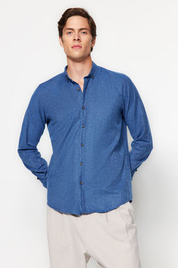 TRENDYOL MAN Yesil Slim Fit Dugmeli Yaka K?sl?k Gomlek TMNAW20GO0094 - Trendyolmilla фото 3