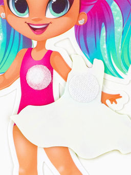 Игра на липучках. Весёлые липучки «Наряди куклу»