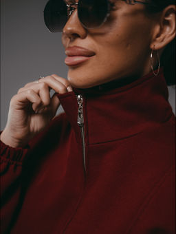 Брамея свитшот женский (черный) - Lovetex фото 22