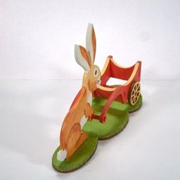 Пасхальный кролик с тележкой 310-2 - Idh фото 4