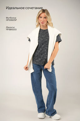 Женская футболка из хлопка Happyfox