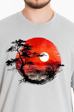 Футболка М125074Па серый - Елена фото 2