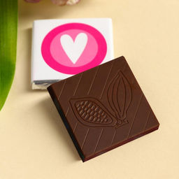 Цена за 2 шт. Валентинка с шоколадом 5 г 8 марта MURR