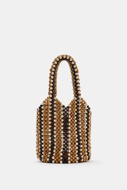 BOLSO DE HOMBRO CUENTAS / Multicolor - Zara фото 3
